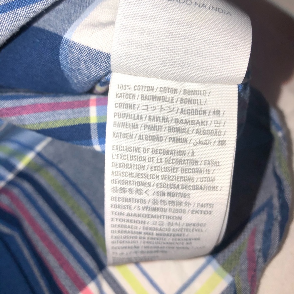 Men’s Hollister Small Logo Plaid Long Sleeve Button Up Shirt Size Small Multi - Picture 5 of 6